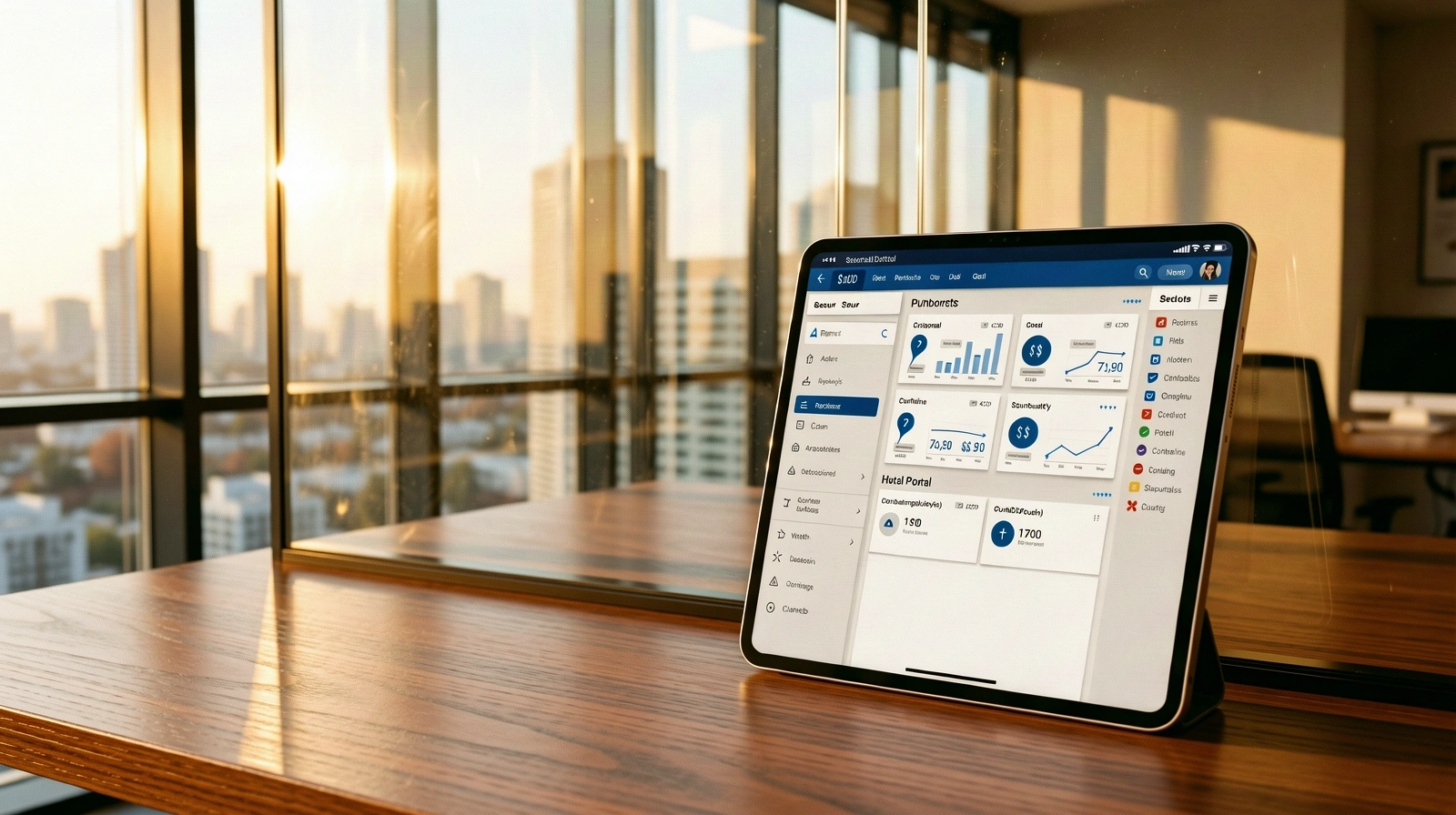 Secure workstation with sunlight