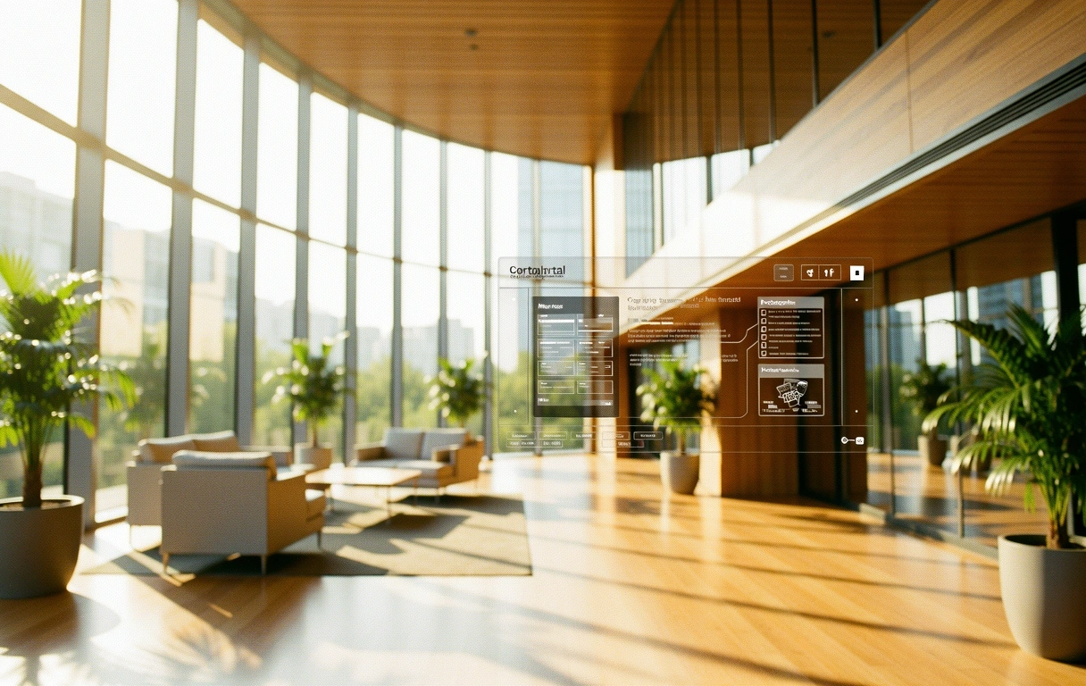 Modern professional workspace
